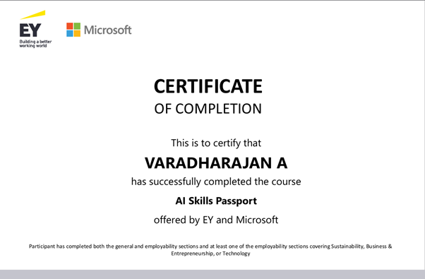 AI Certificate